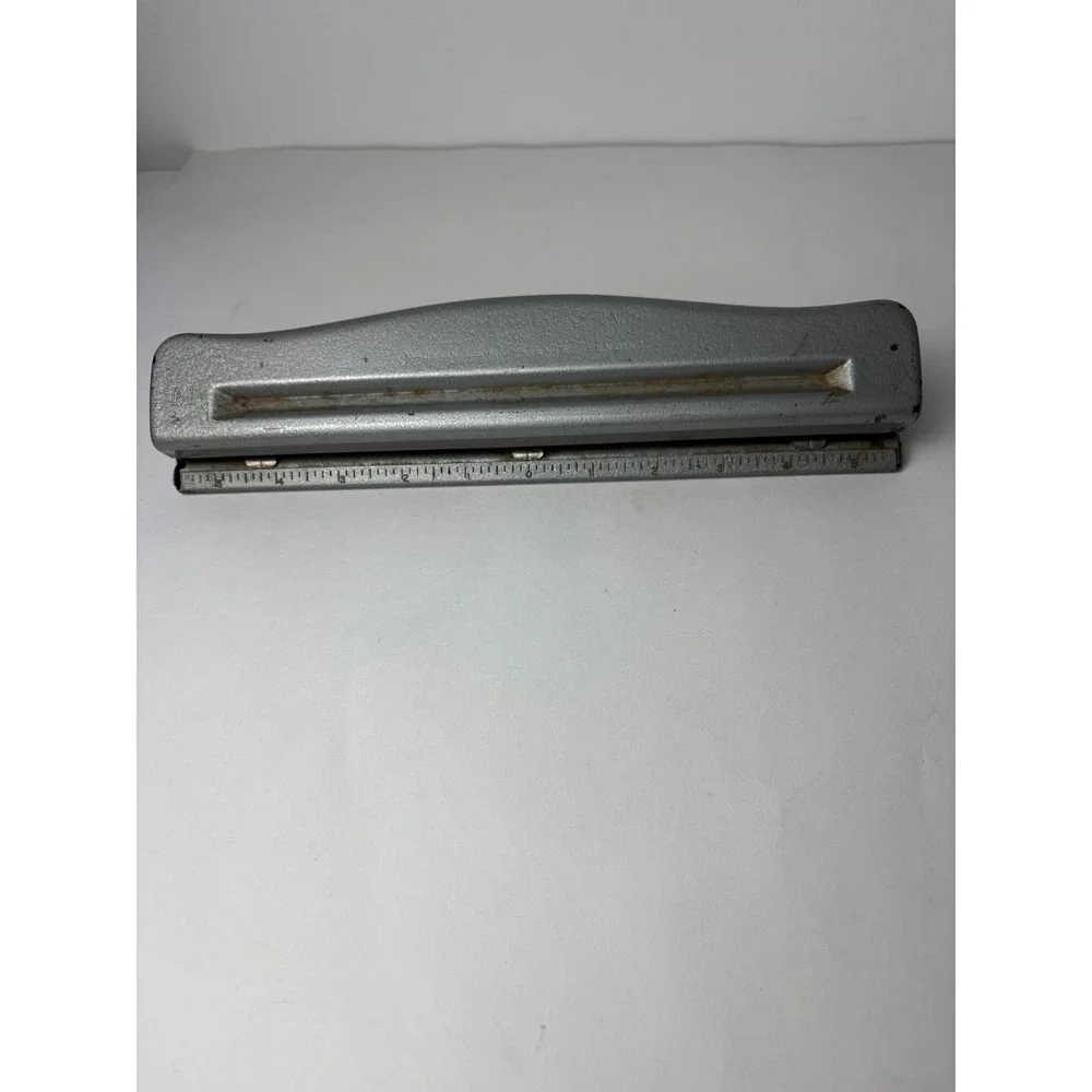 Vintage Mutual Adjustable Paper Punch No.‎ 20 USA Metal